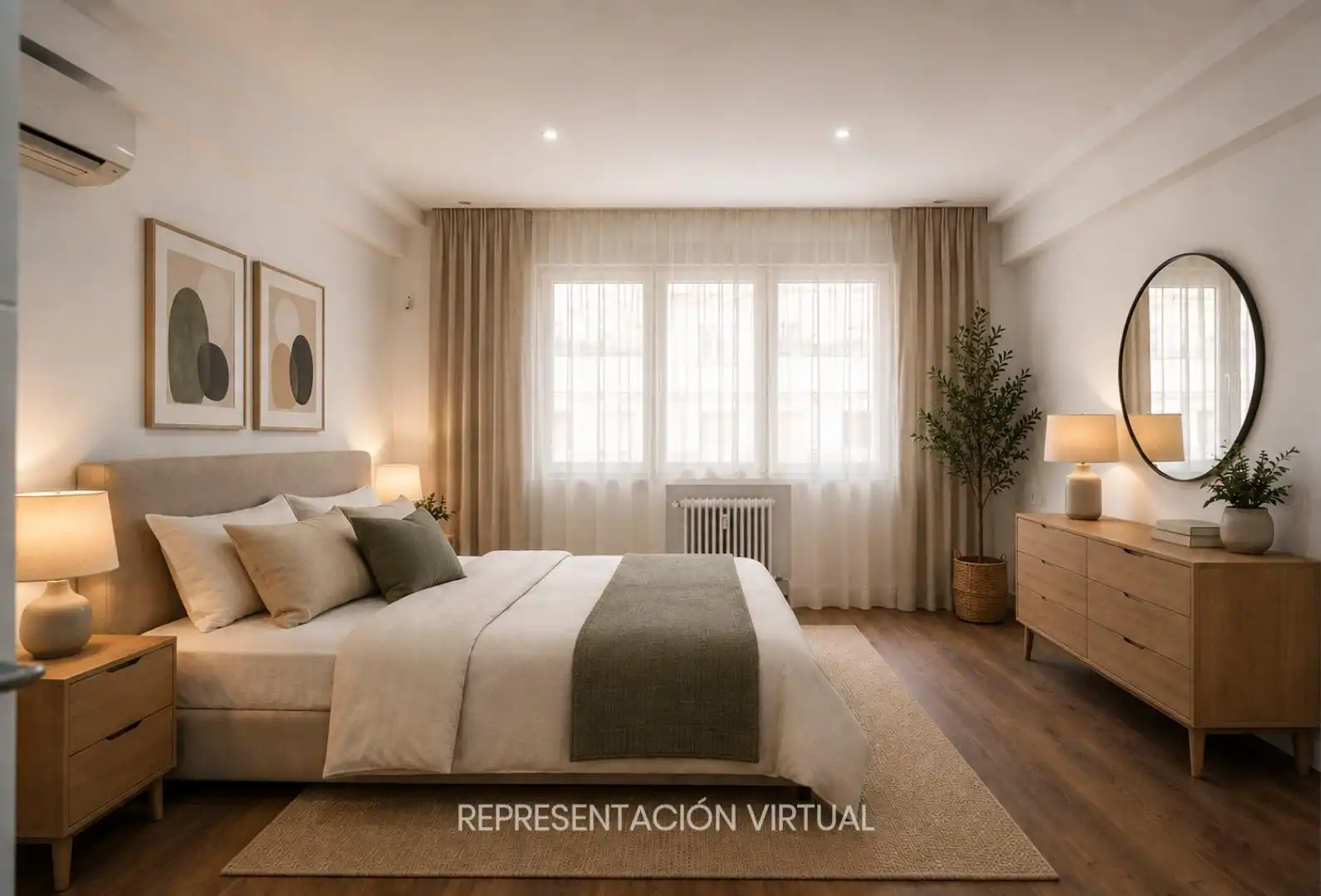 Habitación de Piso de alquiler en Madrid con Aire acondicionado, Calefacción y Terraza