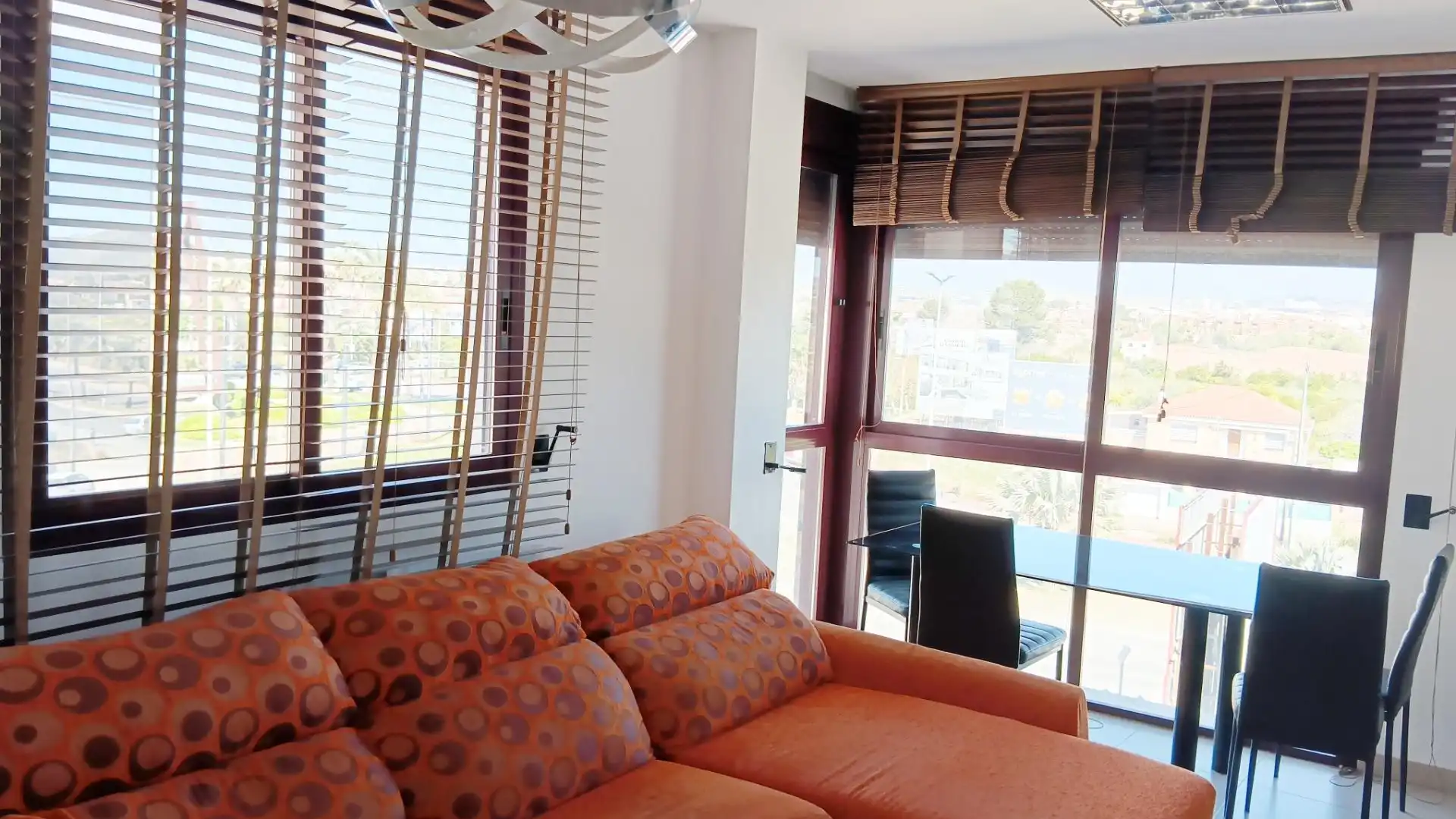 Sala d'estar de Pis en venda en  Murcia Capital amb Aire condicionat i Terrassa