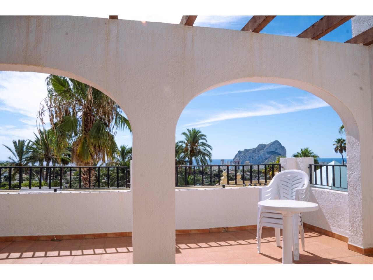 Terrace of Single-family semi-detached for sale in Calpe / Calp  with Air Conditioner, Terrace and Furnished