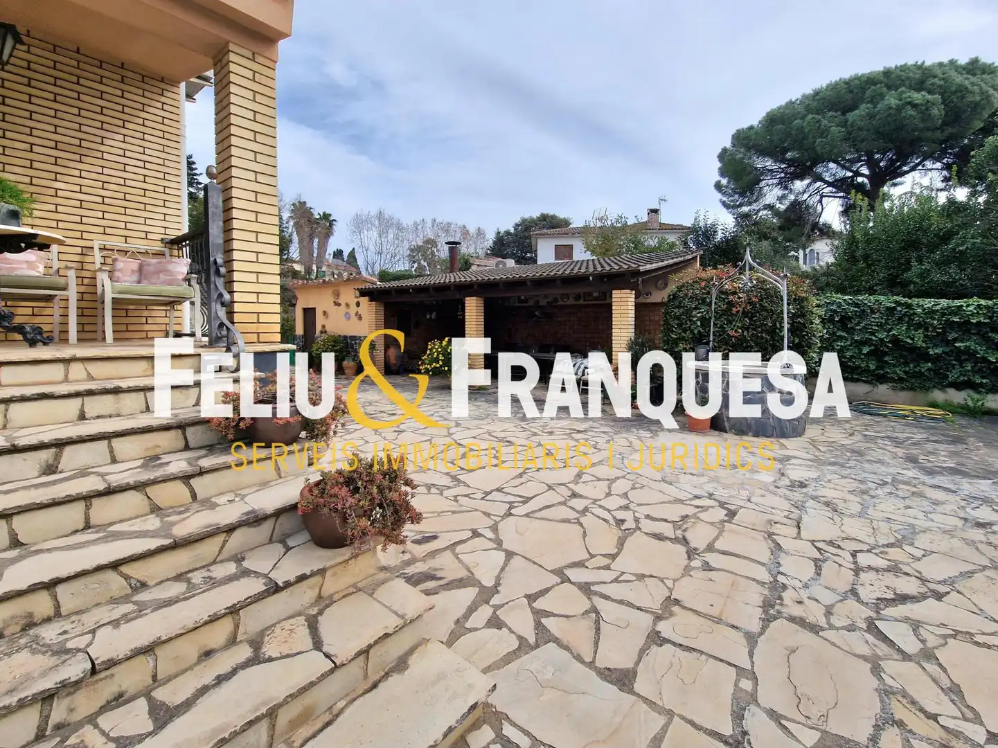 Exterior view of Houses for sale in Sant Cugat del Vallès  with Heating, Private garden and Terrace