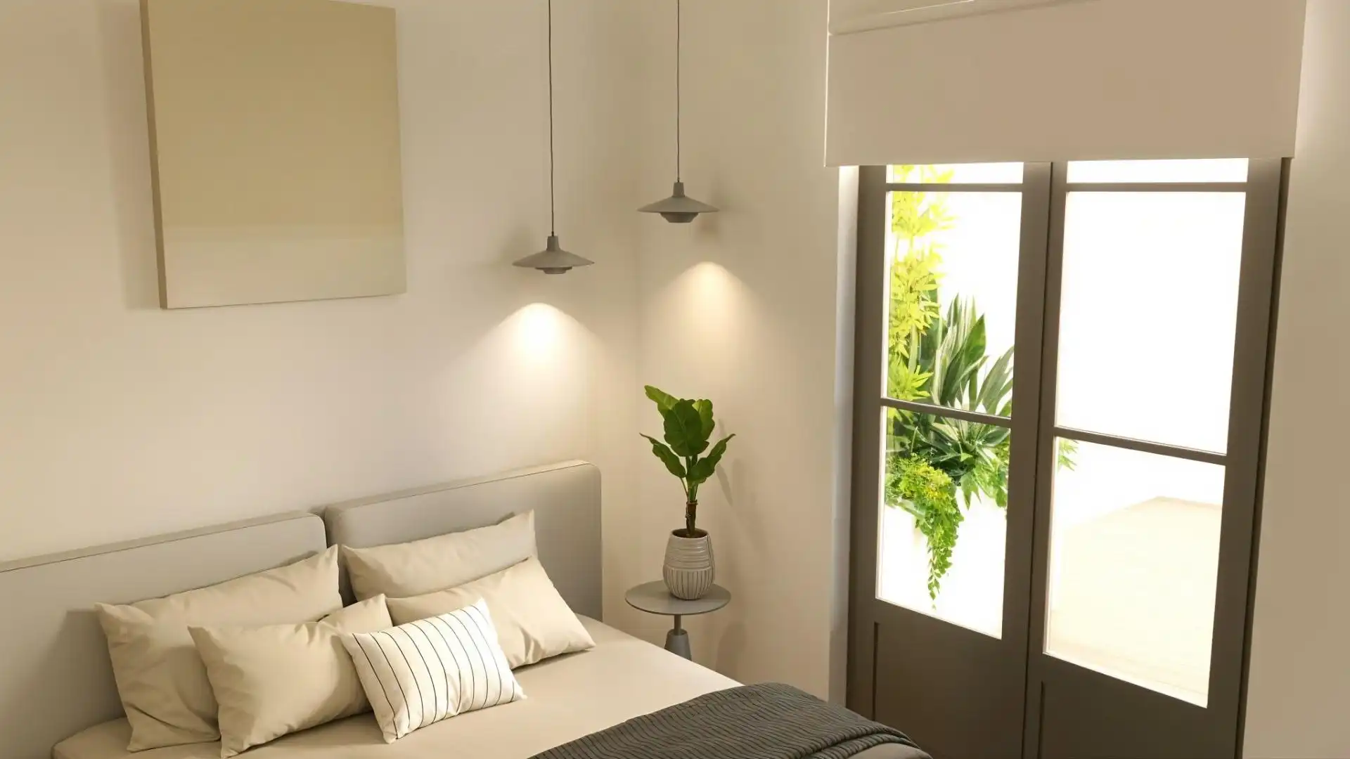 Bedroom of Flat for sale in  Palma de Mallorca  with Air Conditioner, Terrace and Furnished