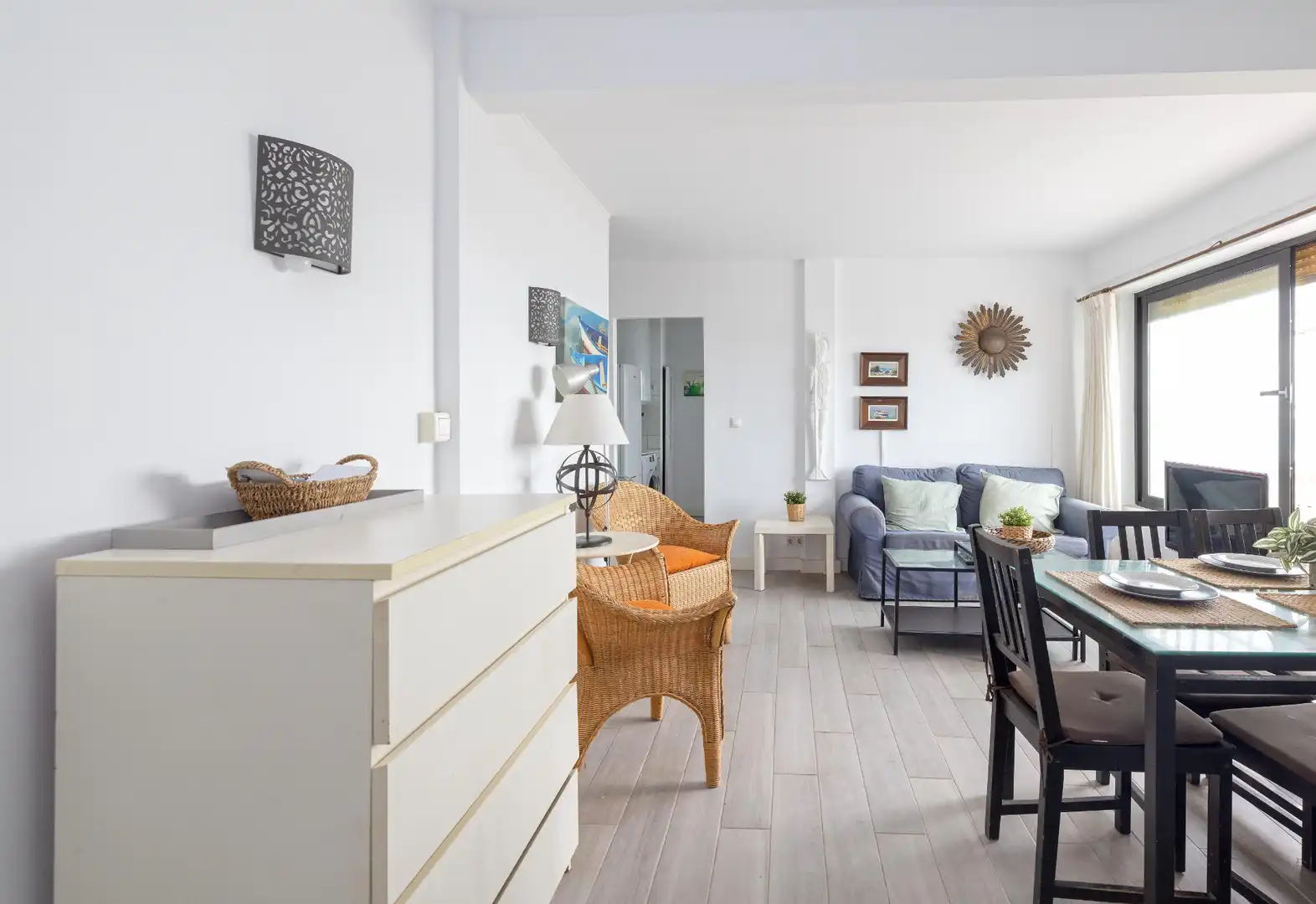 Sala de estar de Casa adosada en venta en Mijas