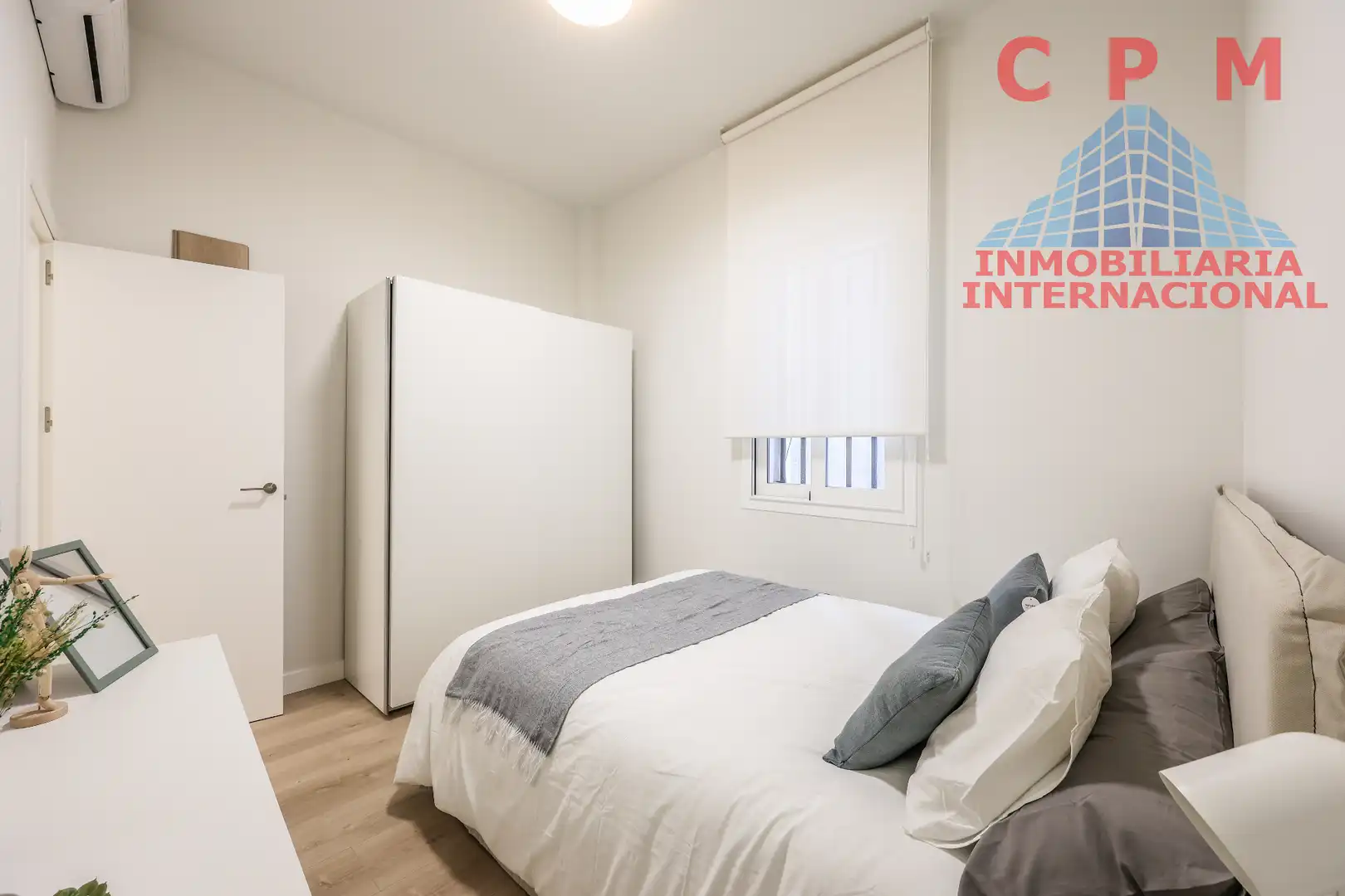 Schlafzimmer von Maisonette zur Miete in Madrid mit Klimaanlage, Heizung und Parkett