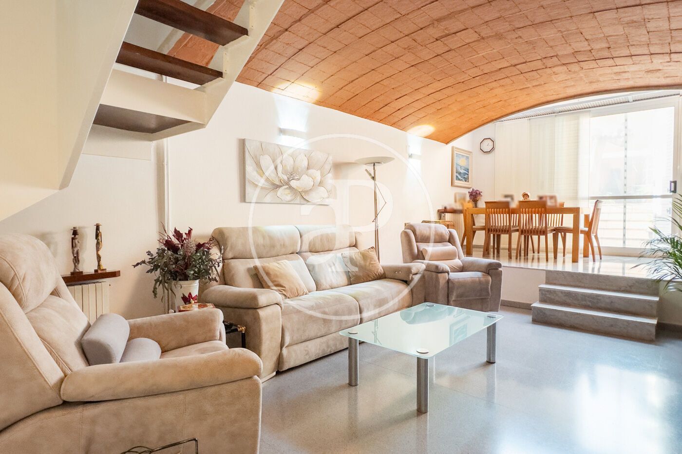 Sala d'estar de Casa adosada en venda en Sabadell amb Aire condicionat, Calefacció i Terrassa