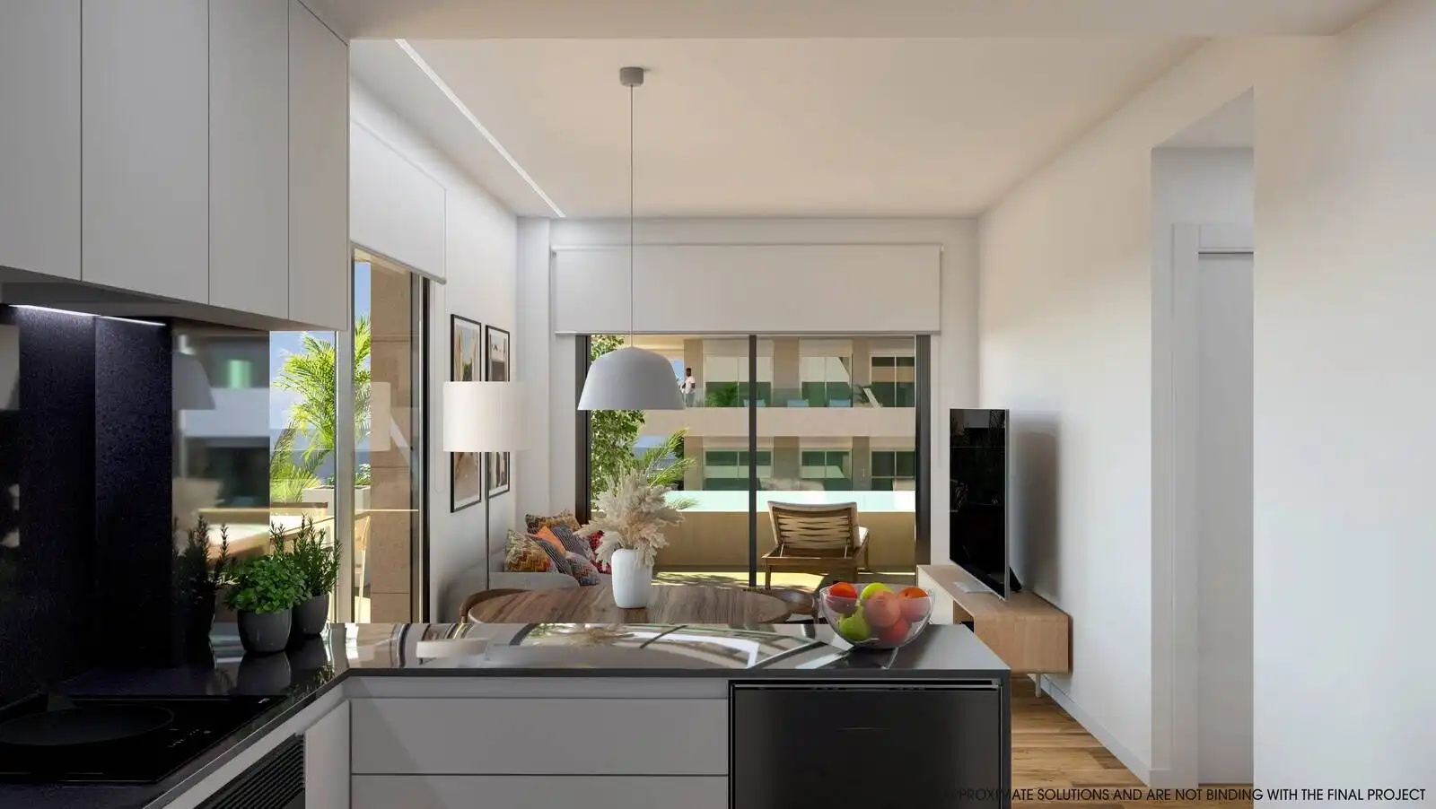 Cocina de Apartamento en venta en Elche / Elx con Aire acondicionado, Terraza y Trastero