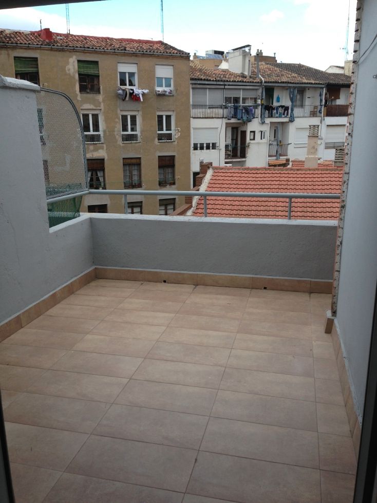 Terrace of Flat to rent in  Zaragoza Capital  with Heating, Oven and Washing machine