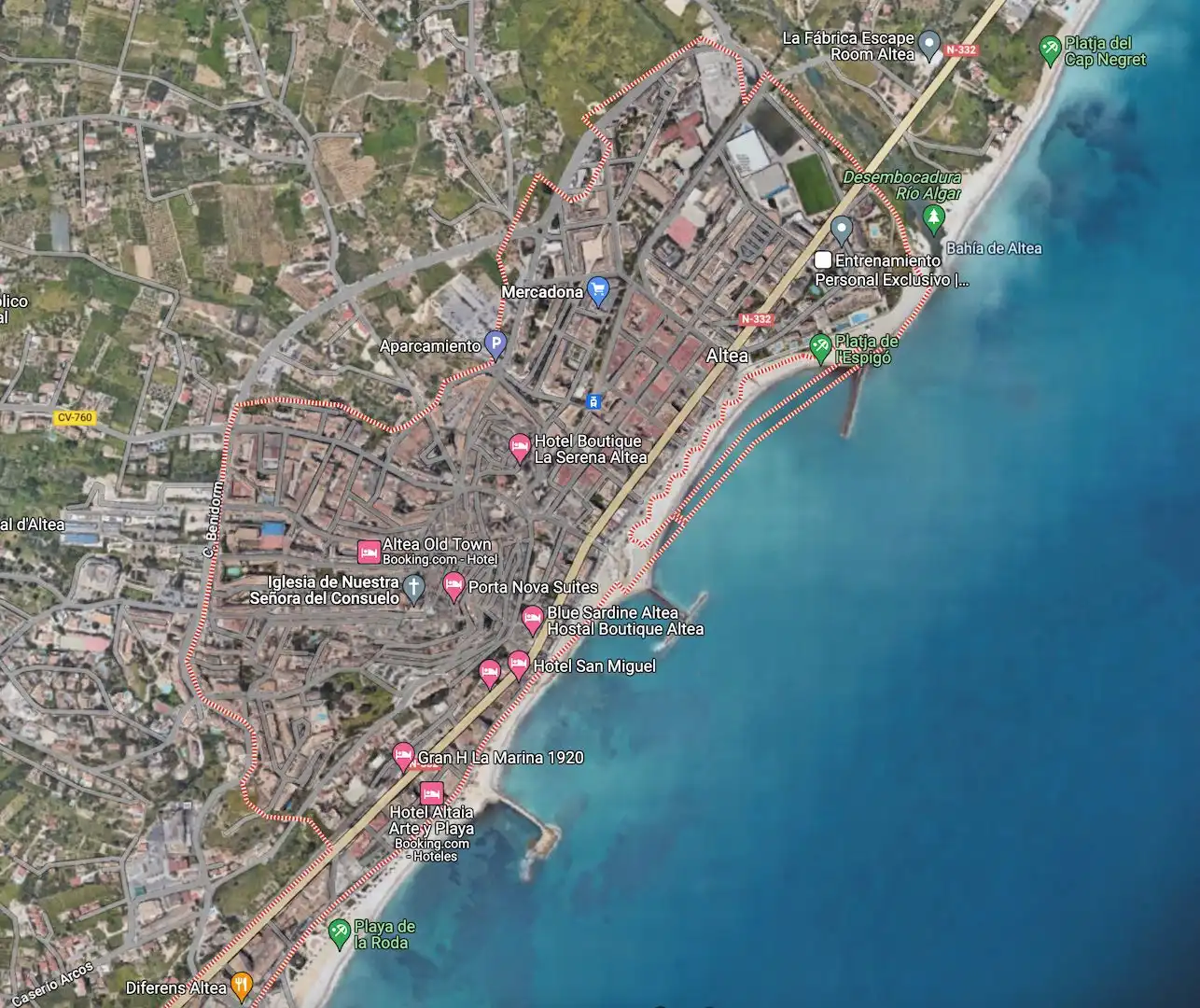 Vista exterior de Residencial en venda en Altea ciudad