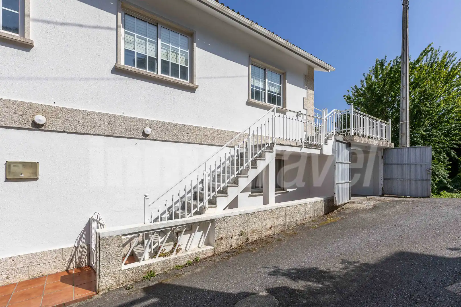 Vista exterior de Casa o chalet en venta en Sanxenxo con Calefacción, Jardín privado y Terraza