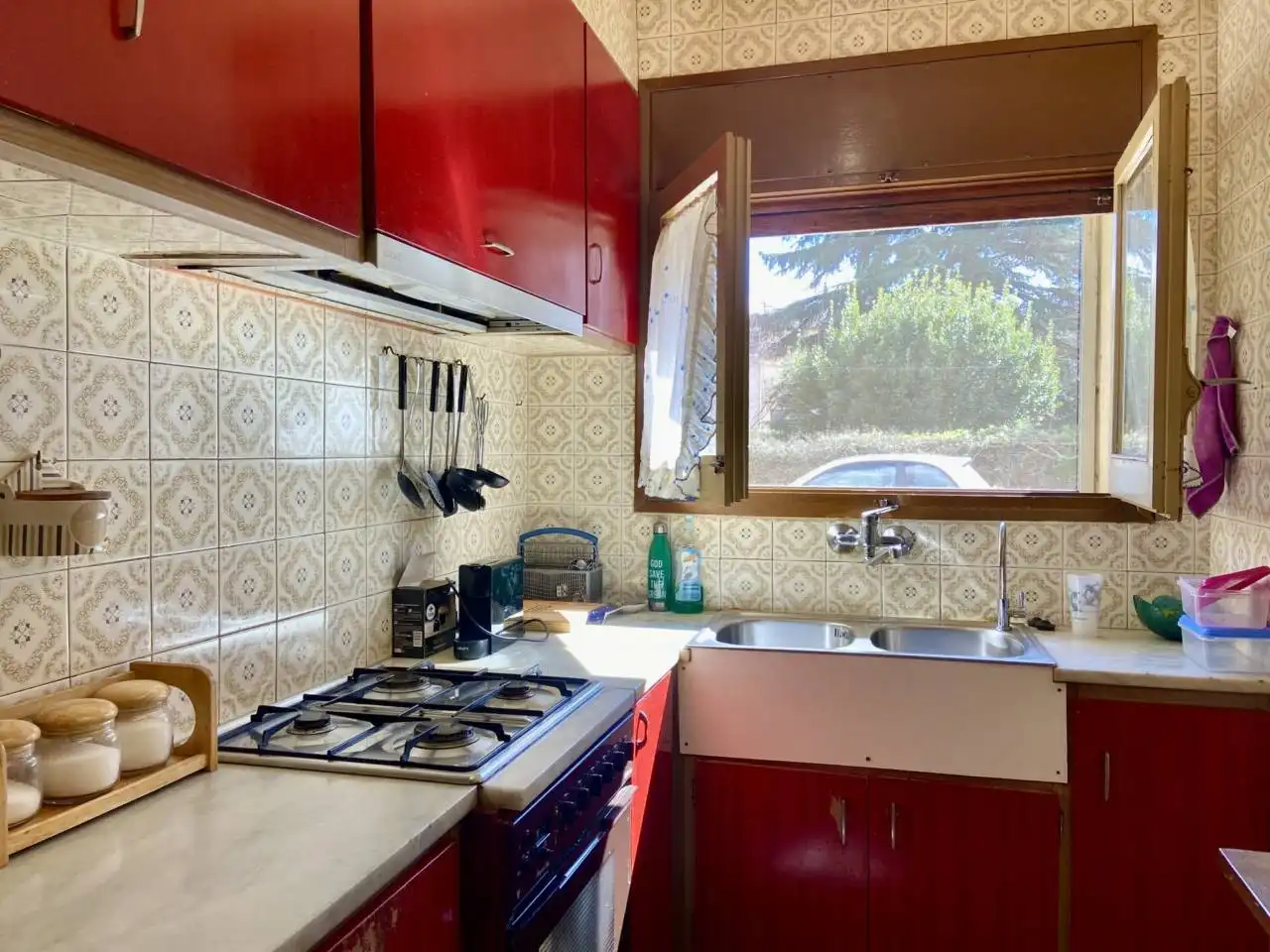 Cocina de Casa adosada en venta en Olot con Calefacción, Jardín privado y Terraza