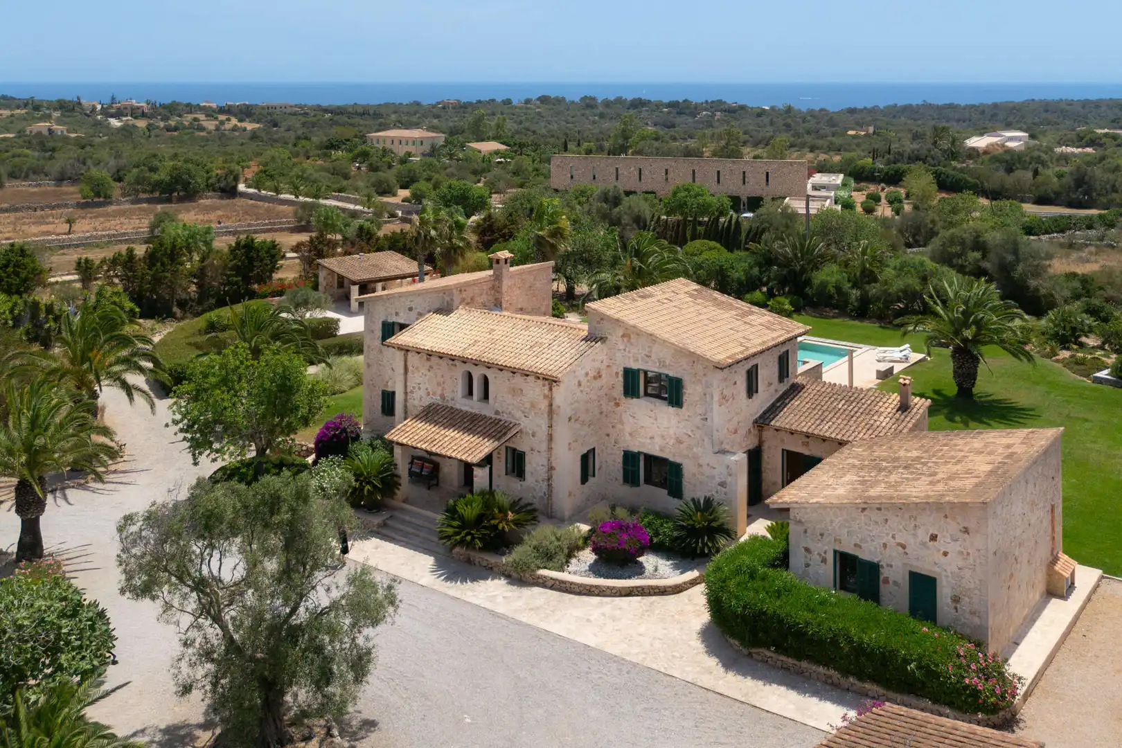 Vista exterior de Finca rústica en venda en Santanyí amb Aire condicionat, Calefacció i Terrassa