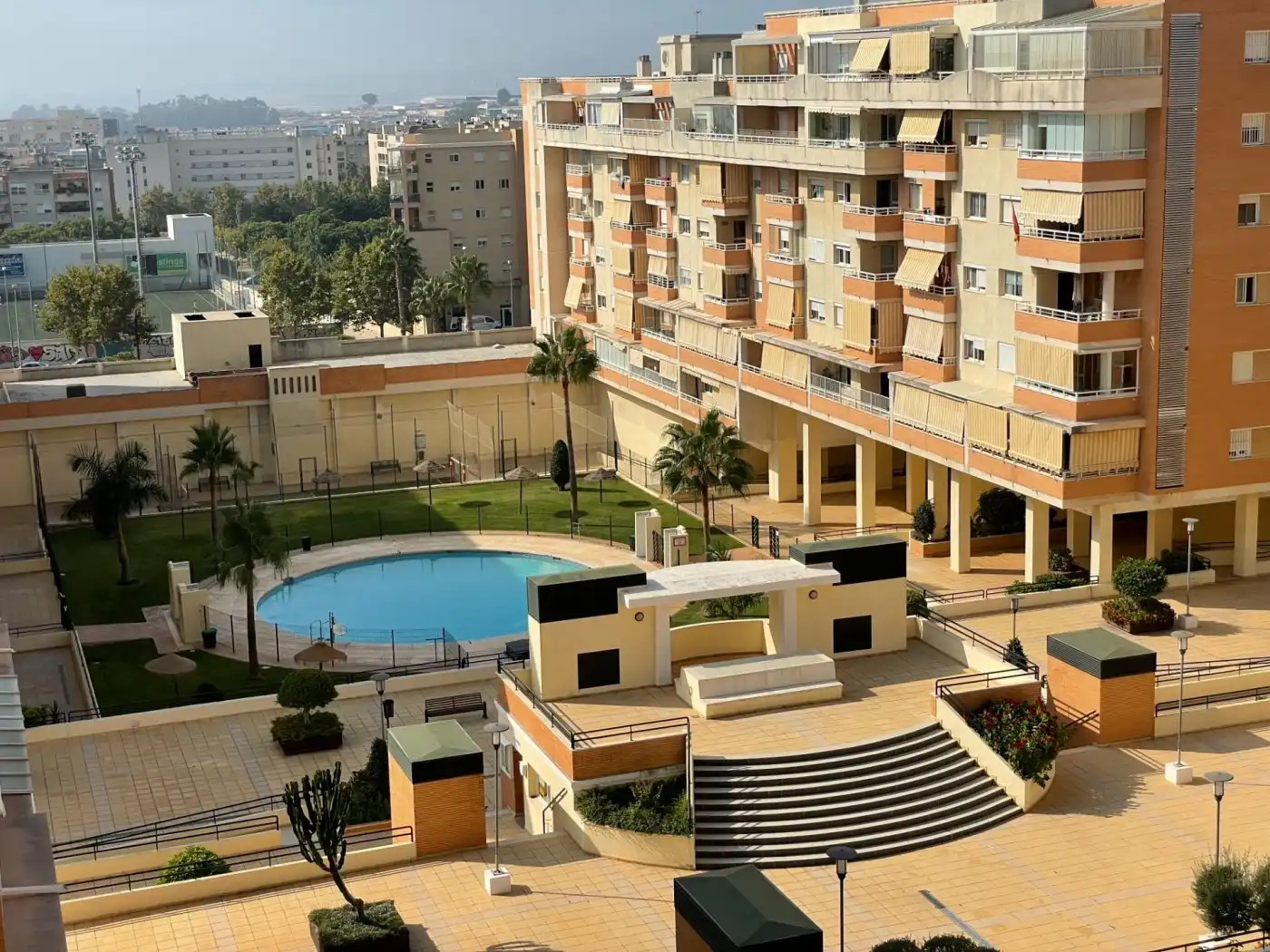 Swimming pool of Apartments for rent in Málaga  with Terrace, Furnished and Community pool