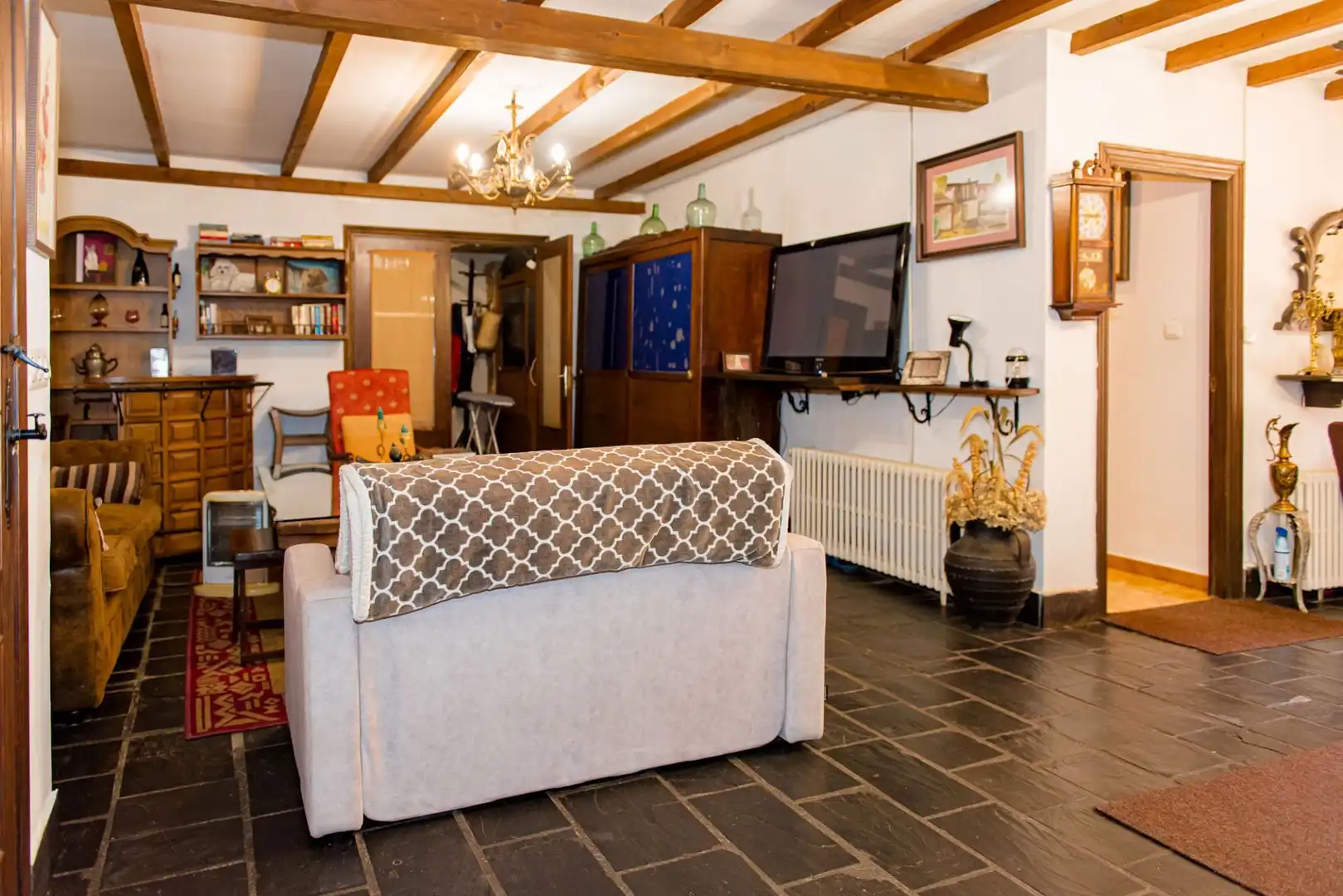 Sala de estar de Casa o chalet en venta en Trabadelo con Calefacción y Amueblado