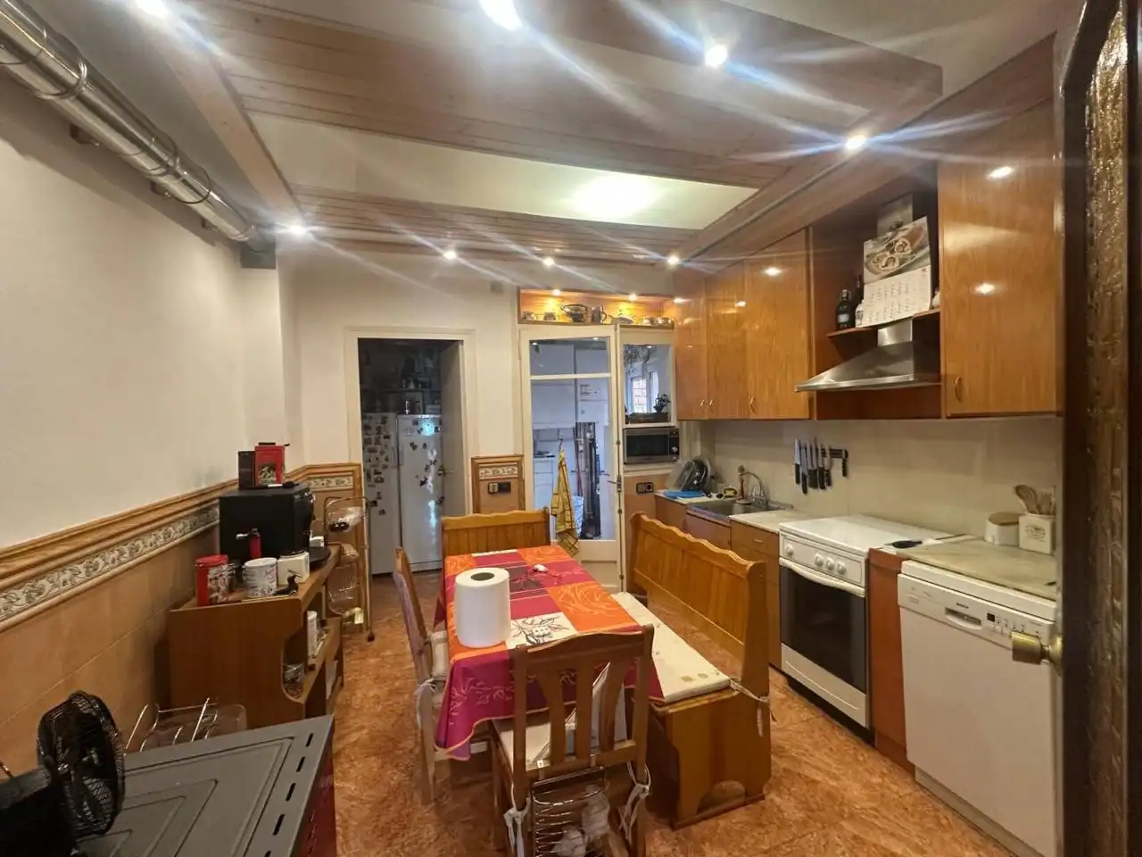 Kitchen of Flat for sale in Cervera  with Air Conditioner, Heating and Storage room