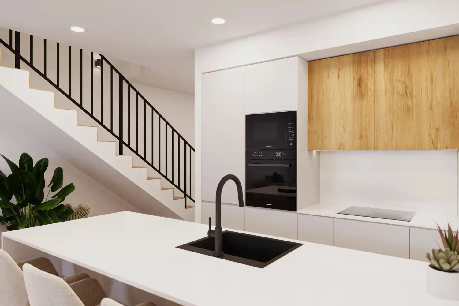 Kitchen of Houses for sale in Sant Vicenç Dels Horts  with Air Conditioner, Heating and Terrace