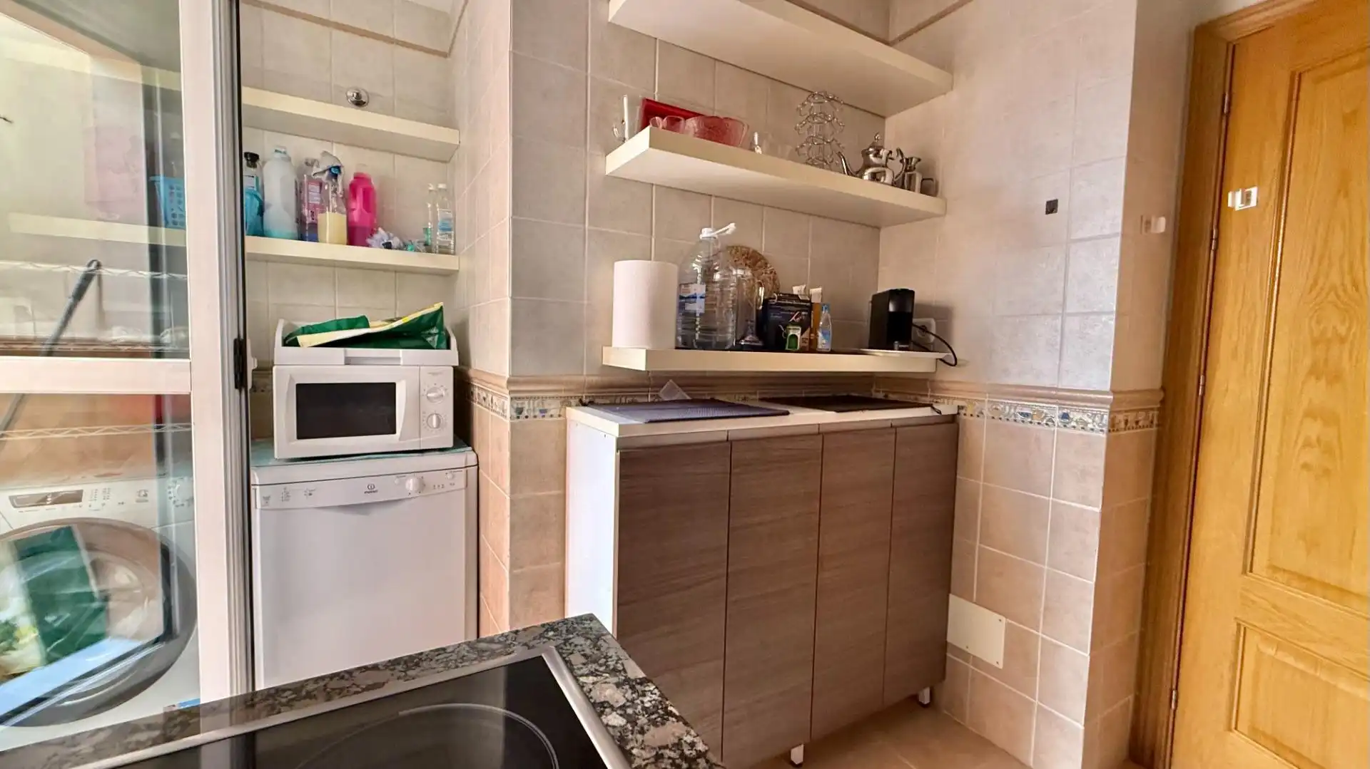 Küche von Wohnung zum Verkauf in Mijas mit Klimaanlage, Terrasse und Möbliert