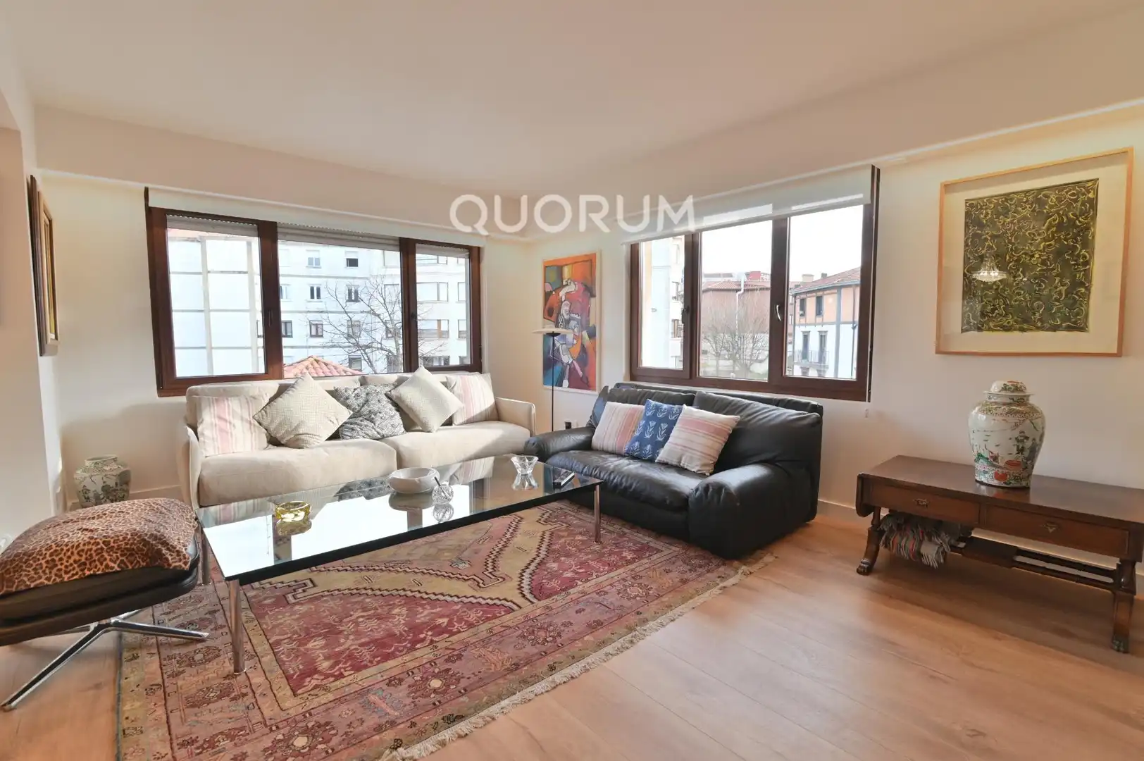 Sala de estar de Piso en venta en Getxo  con Calefacción, Terraza y Trastero