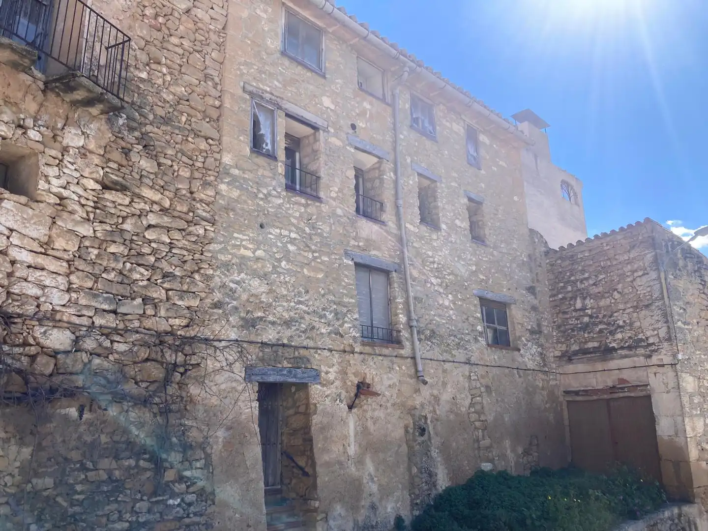 Vista exterior de Casa o chalet en venta en Valdealgorfa con Calefacción, Jardín privado y Terraza