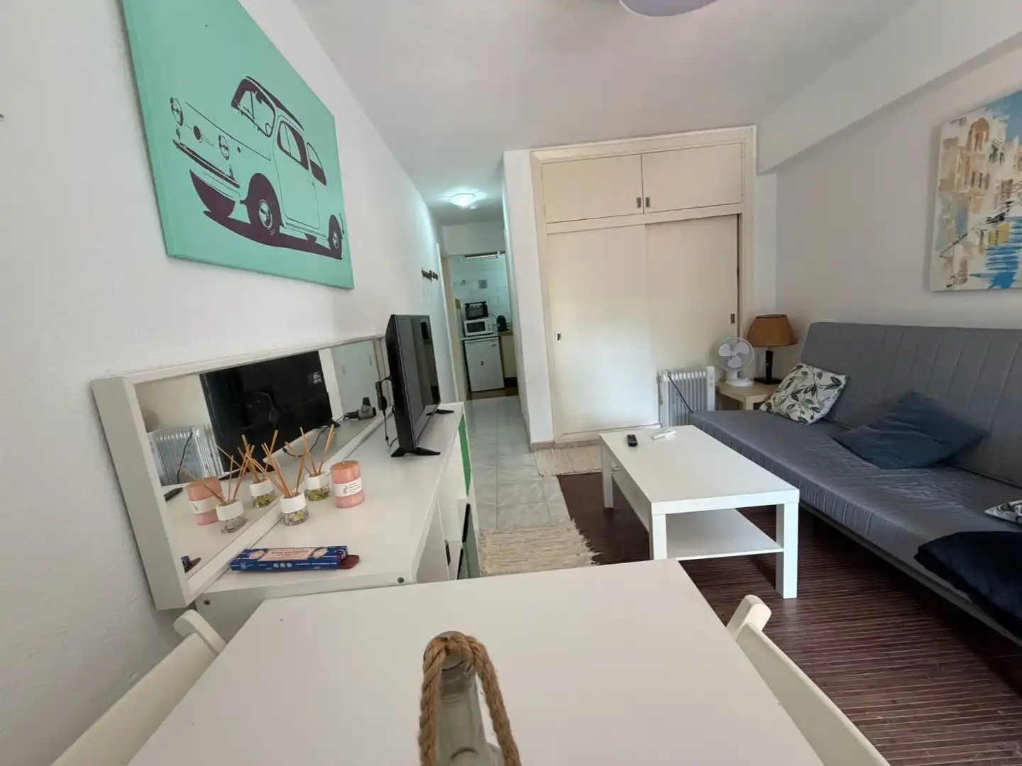 Sala de estar de Apartamento en venta en Benalmádena con Calefacción y Terraza