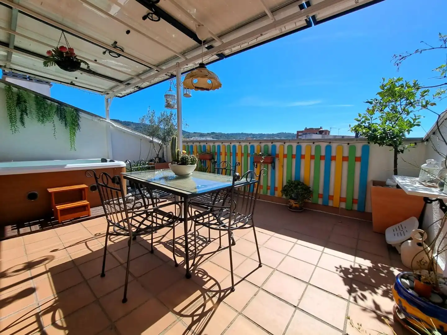 Terraza de Dúplex en venta en Olesa de Montserrat con Aire acondicionado, Calefacción y Jardín privado