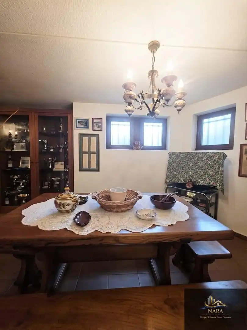 Dining room of Houses for sale in Torrelavega   with Heating, Private garden and Parquet flooring