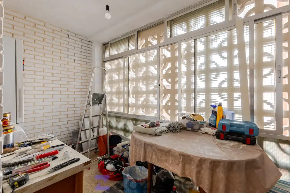 Terraza de Piso de alquiler en Móstoles con Calefacción, Parquet y Terraza