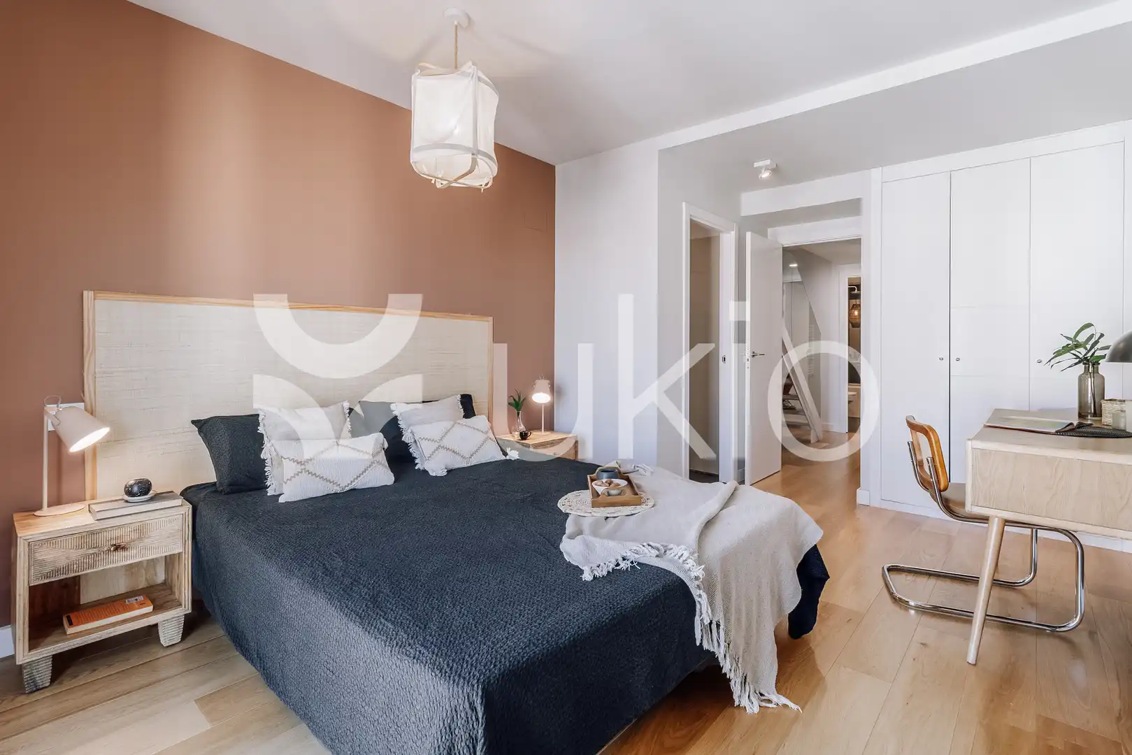 Bedroom of Flat for rent in Madrid  with Air Conditioner, Terrace and Furnished