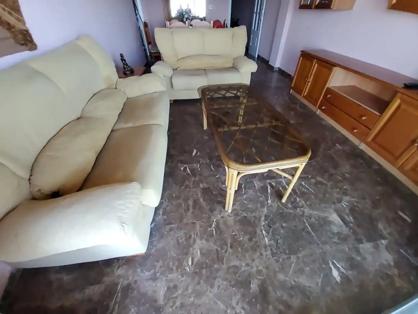 Sala de estar de Piso de alquiler en Fuengirola con Terraza y Amueblado