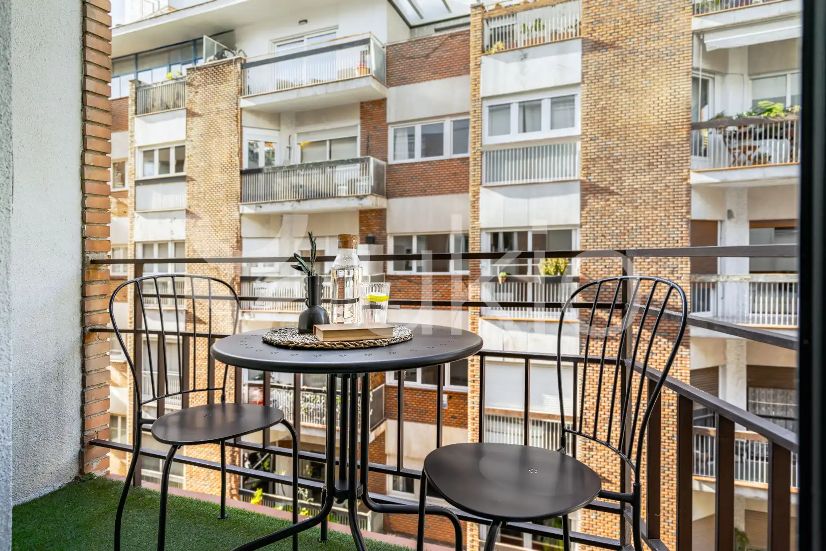 Balcony of Apartments for rent in Madrid  with Air Conditioner, Heating and Furnished
