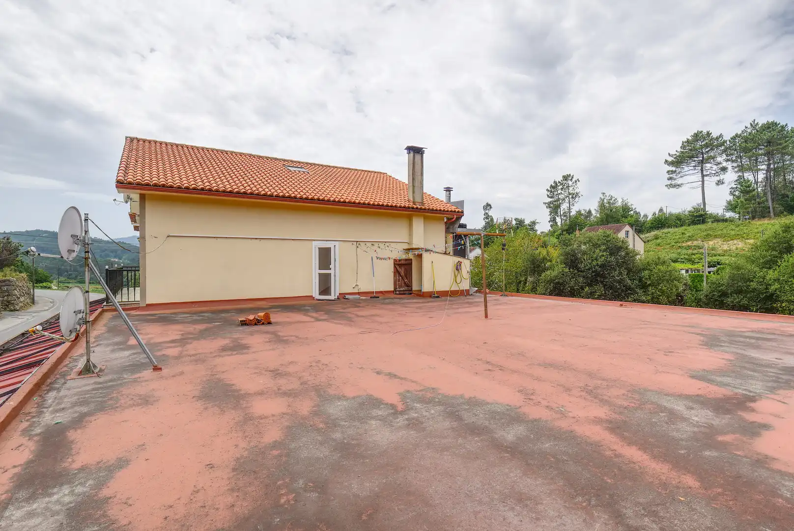 Vista exterior de Casa o chalet en venta en Lousame con Aire acondicionado, Calefacción y Jardín privado