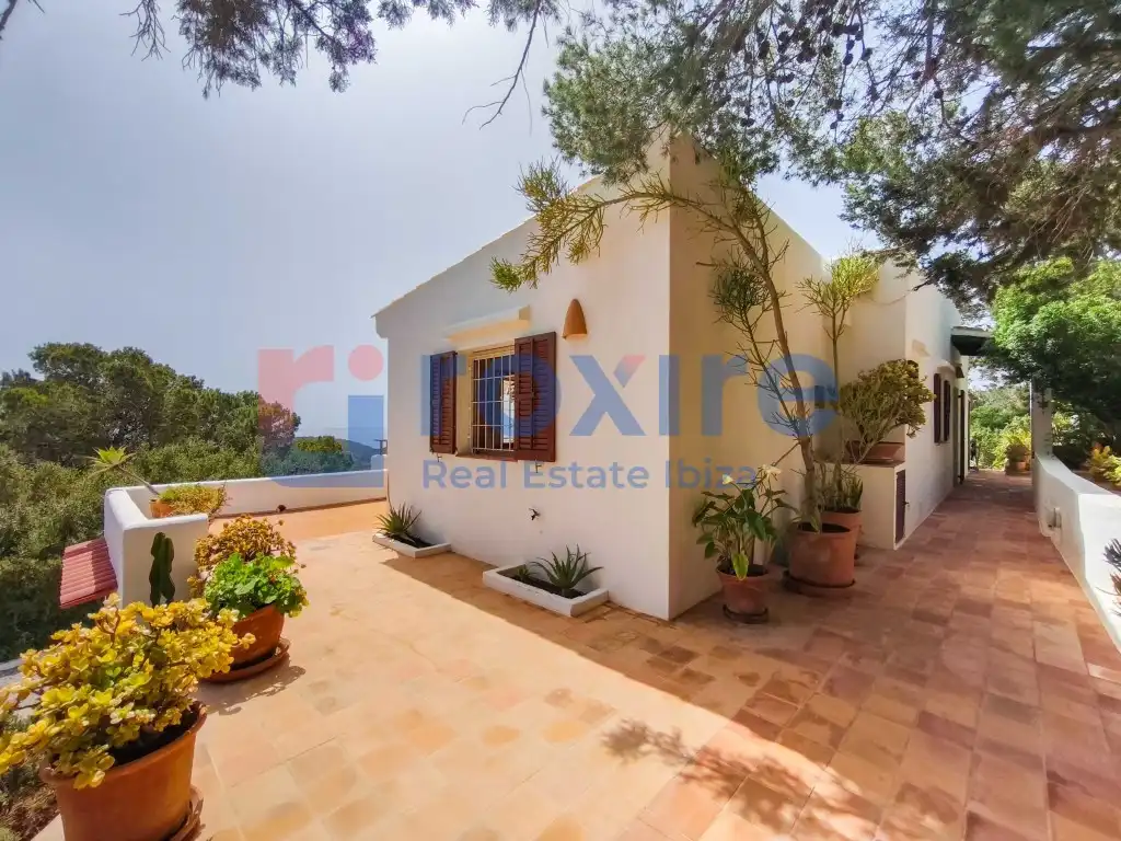 Exterior view of Houses for rent in Sant Josep de sa Talaia  with Air Conditioner, Private garden and Terrace