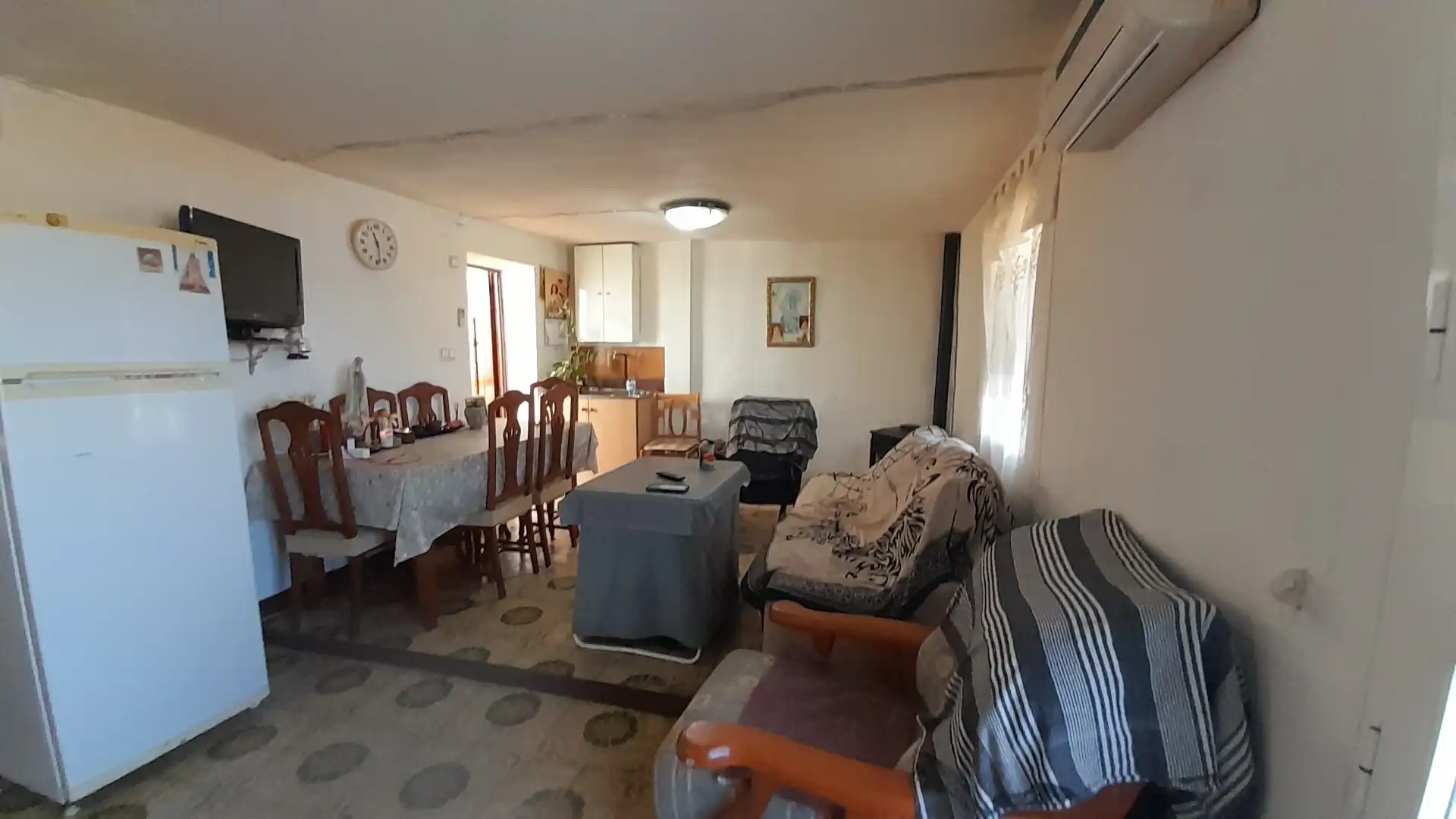 Sala de estar de Casa o chalet en venta en Fuente Álamo de Murcia con Aire acondicionado