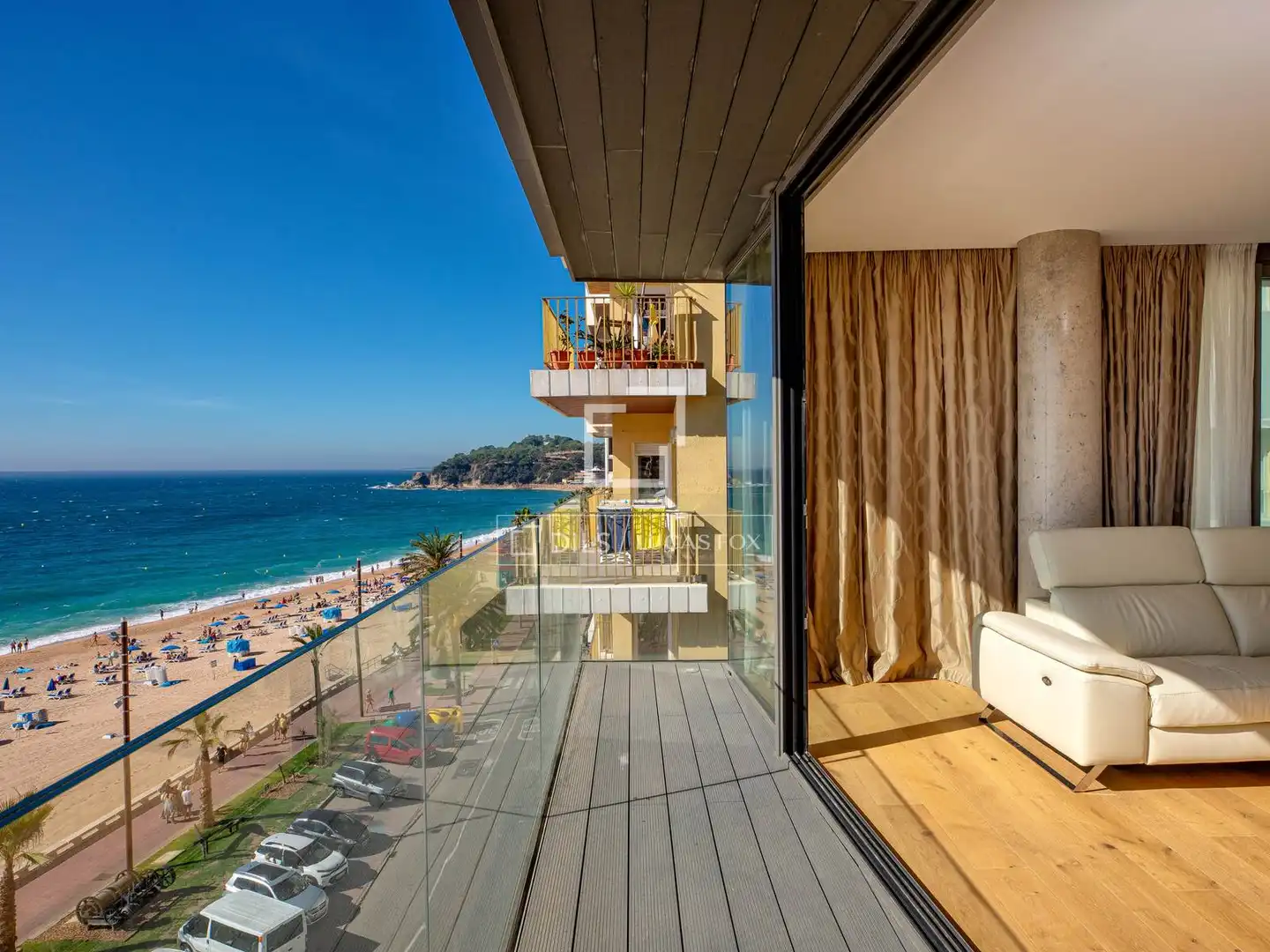 Terrasse von Wohnung zum Verkauf in Lloret de Mar mit Klimaanlage, Terrasse und Schwimmbad