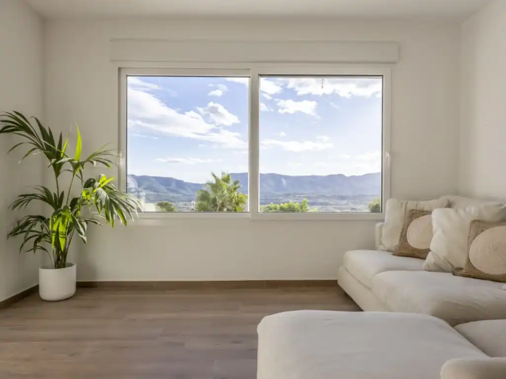 Bedroom of Houses for sale in Jávea / Xàbia  with Air Conditioner, Terrace and Swimming Pool