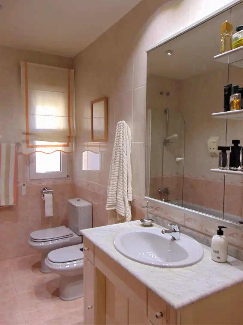 Baño de Casa o chalet en venta en Colmenar Viejo con Aire acondicionado, Calefacción y Jardín privado