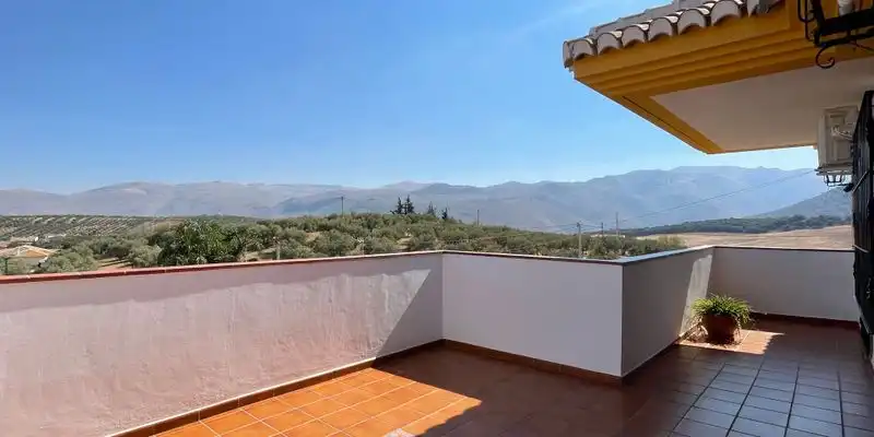 Terrassa de Casa o xalet en venda en Loja amb Aire condicionat, Jardí privat i Terrassa