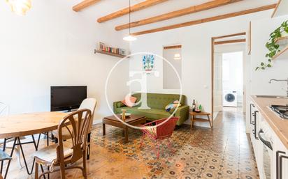 Living room of Flat to rent in  Barcelona Capital  with Air Conditioner, Heating and Terrace