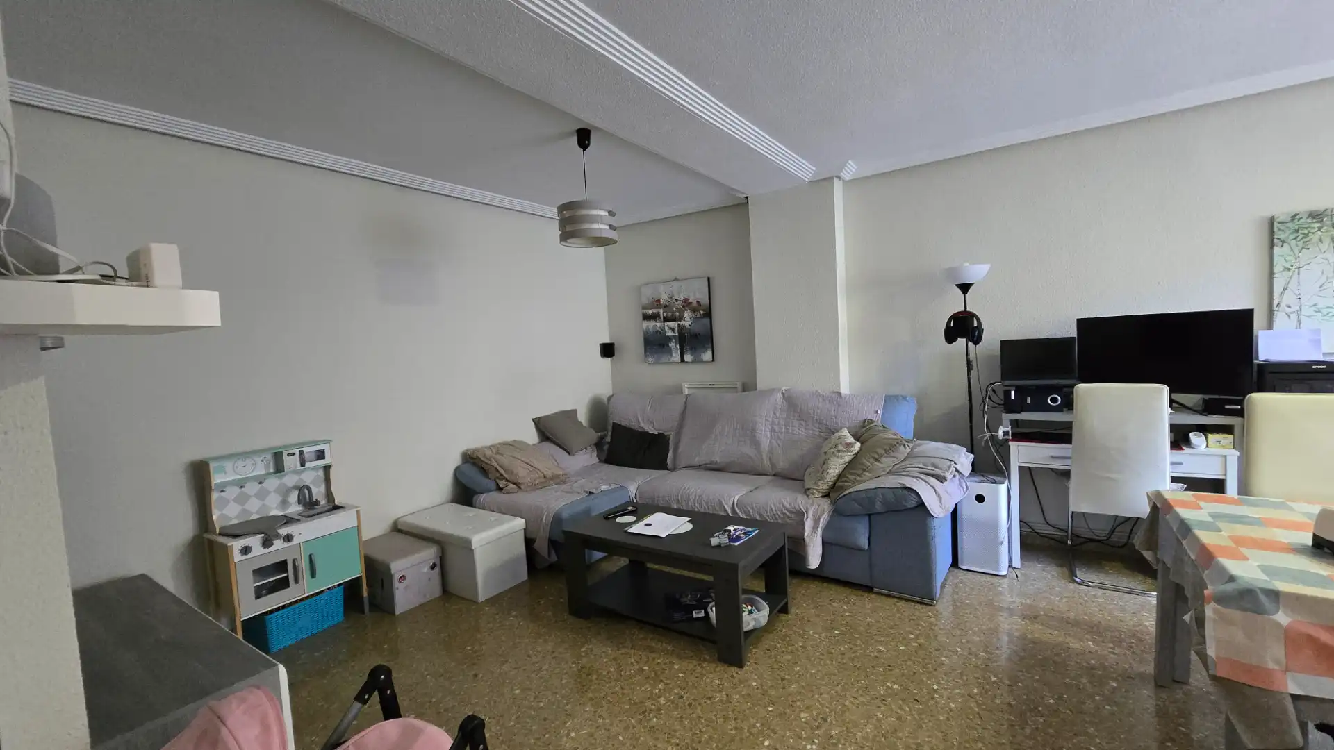 Sala de estar de Piso en venta en Valencia con Aire acondicionado, Calefacción y Balcón