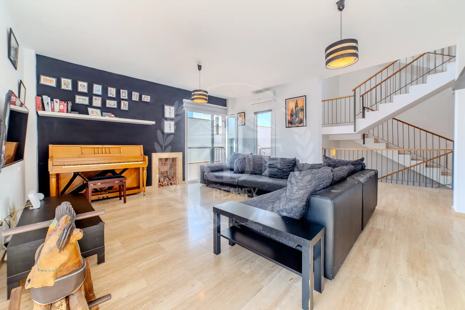 Sala de estar de Casa o chalet en venta en Arona con Aire acondicionado, Jardín privado y Parquet