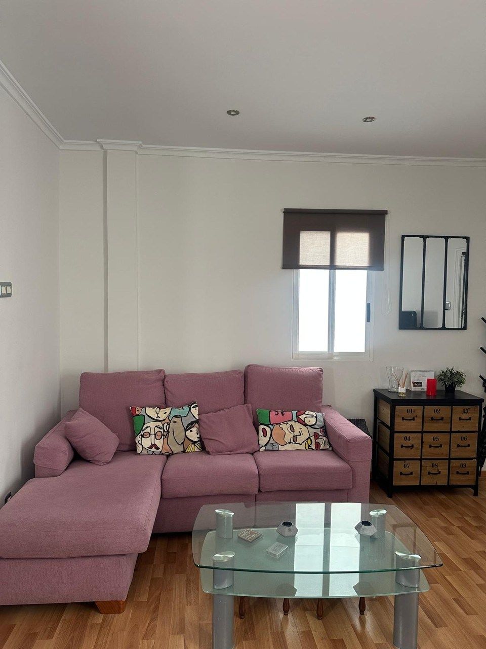 Sala de estar de Piso de alquiler en  Valencia Capital con Aire acondicionado