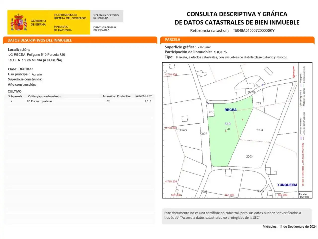 Vista exterior de Casa o chalet en venta en Mesía con Jardín privado