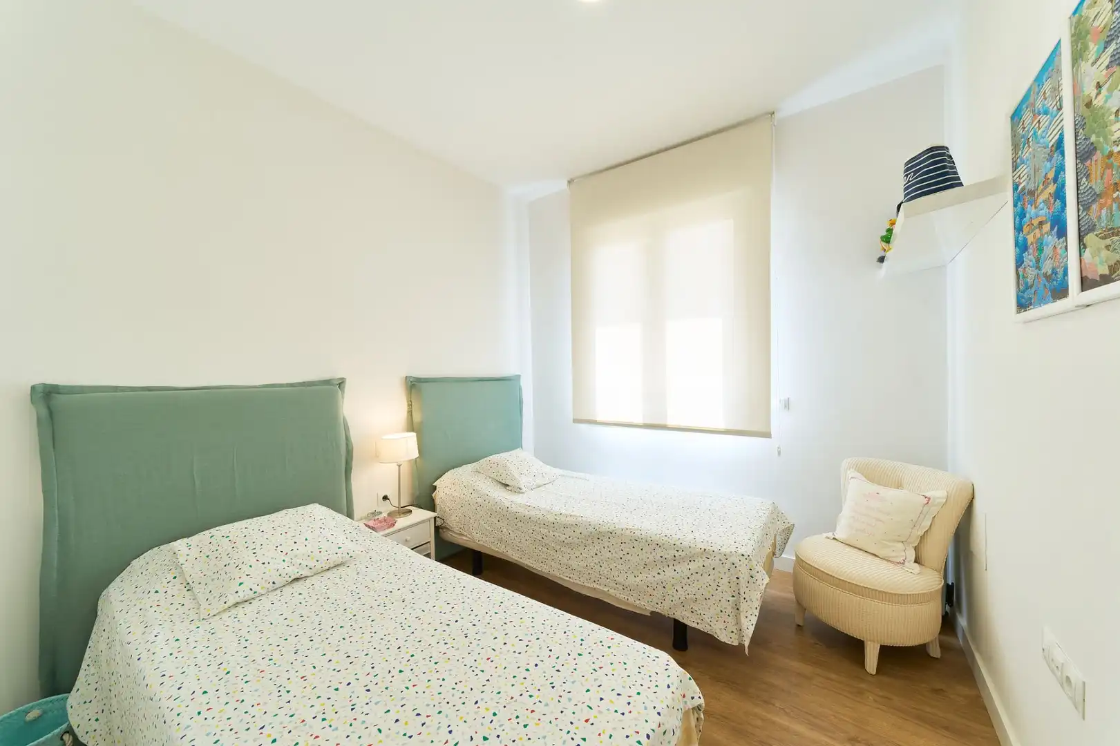 Schlafzimmer von Wohnung zum Verkauf in Málaga mit Klimaanlage, Heizung und Terrasse