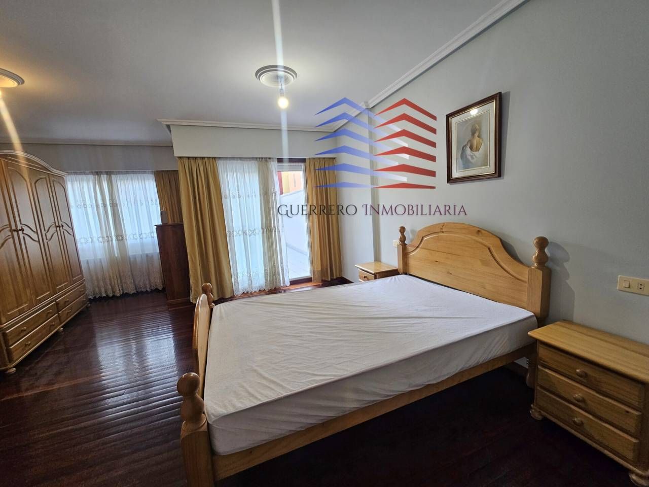 Bedroom of Flat to rent in Ourense Capital   with Heating, Parquet flooring and Terrace