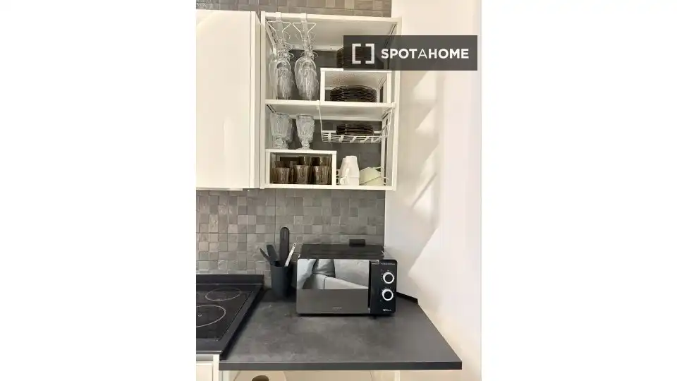 Cocina de Piso de alquiler en Madrid con Aire acondicionado, Calefacción y Amueblado