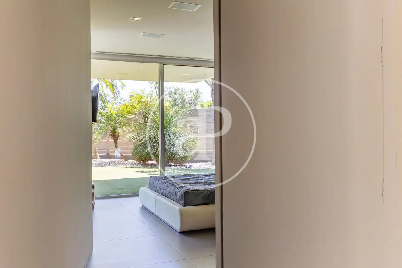 Dormitori de Casa o xalet en venda en Sant Cugat del Vallès amb Aire condicionat, Calefacció i Jardí privat