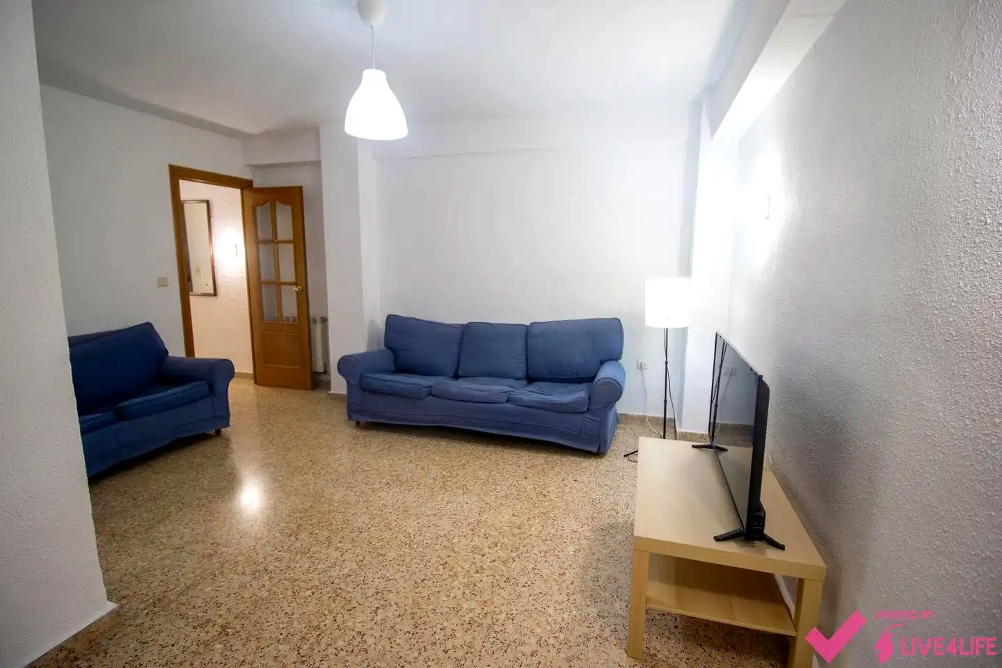 Sala d'estar de Pis de lloguer en Valencia amb Moblat
