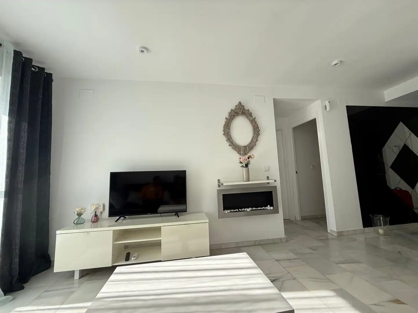Sala de estar de Apartamento en venta en Mijas con Aire acondicionado, Terraza y Amueblado