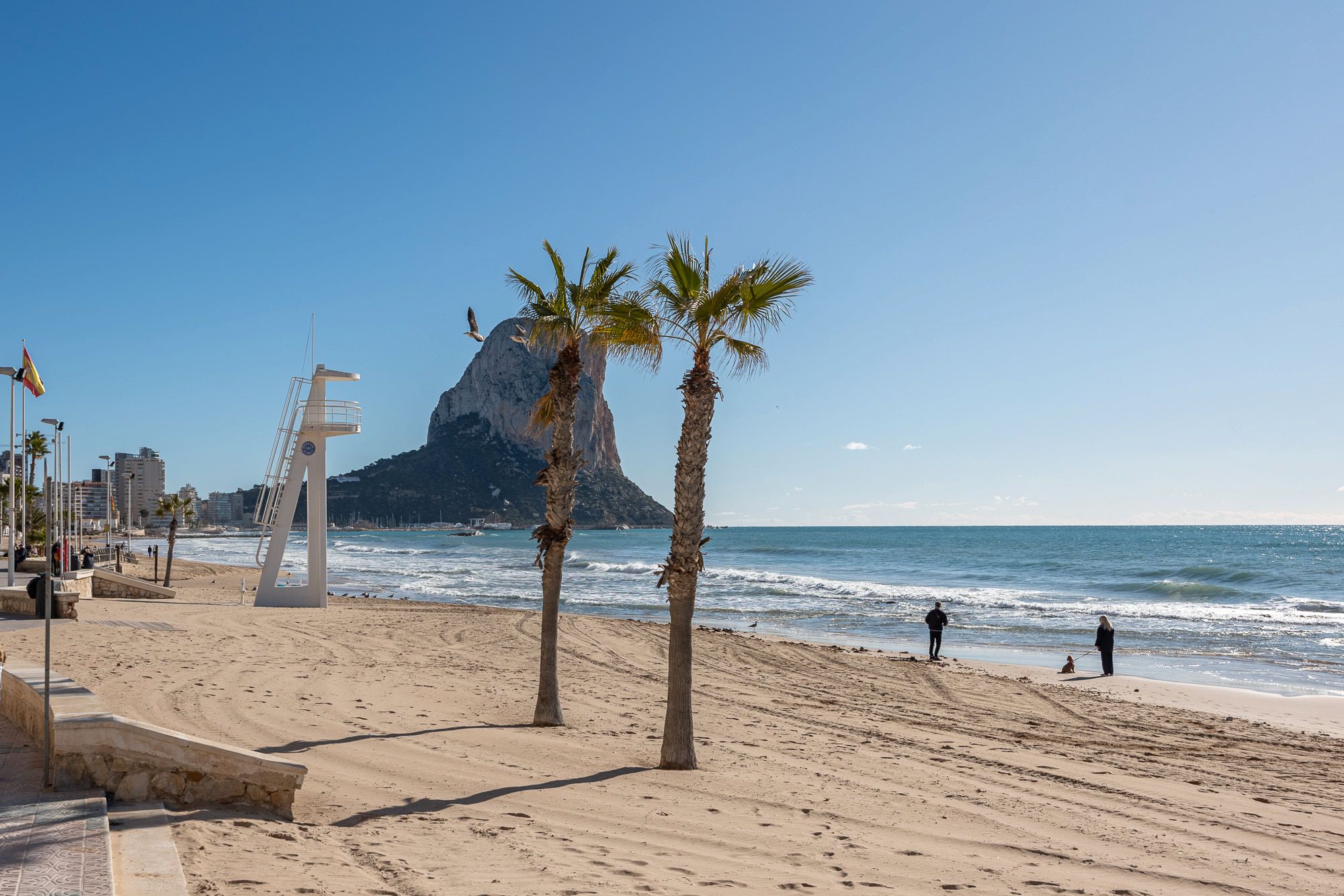 Vista exterior de Pis en venda en Calpe / Calp amb Moblat i Balcó