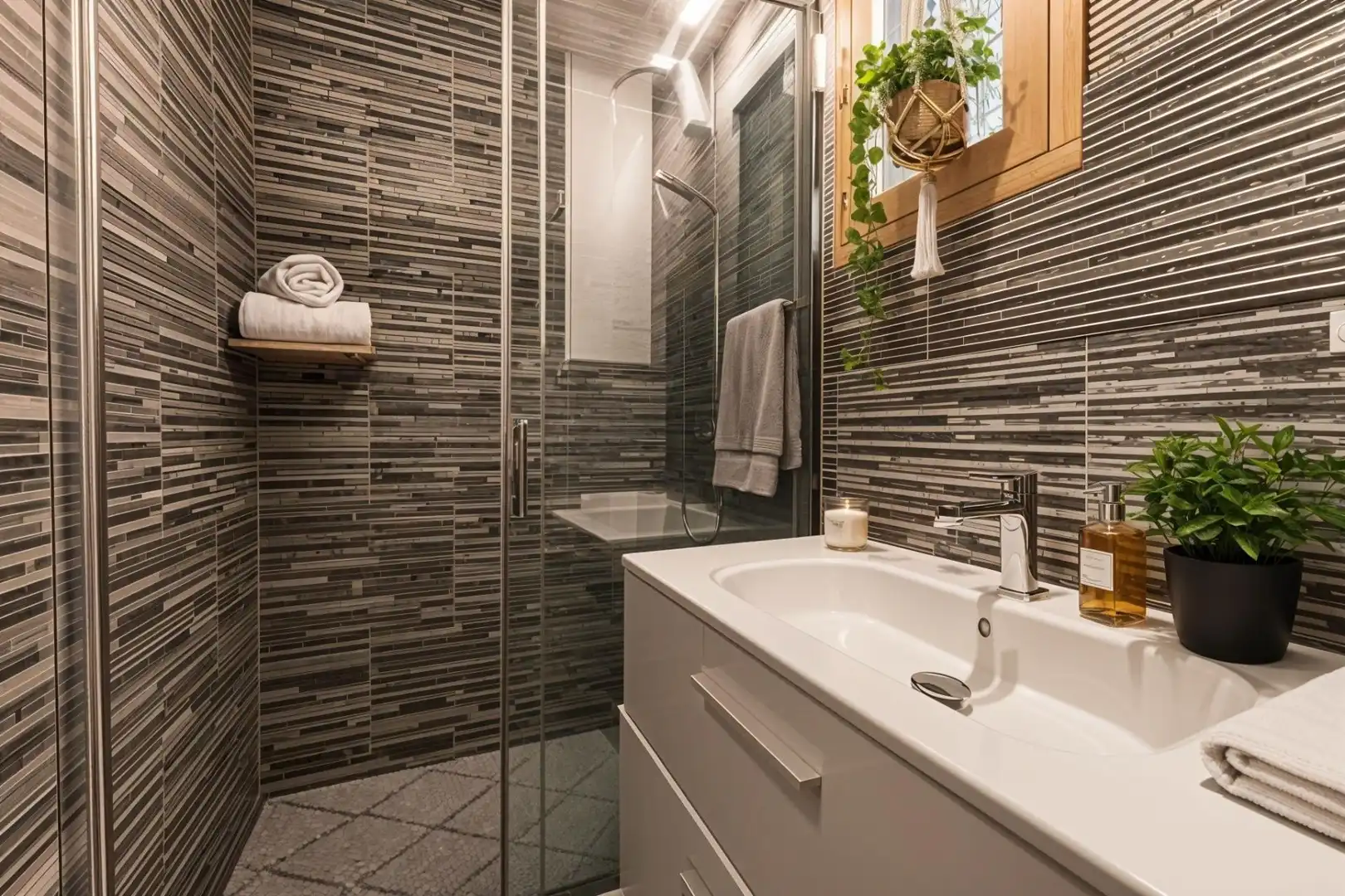 Bathroom of Flat for sale in  Palma de Mallorca  with Air Conditioner, Parquet flooring and Oven
