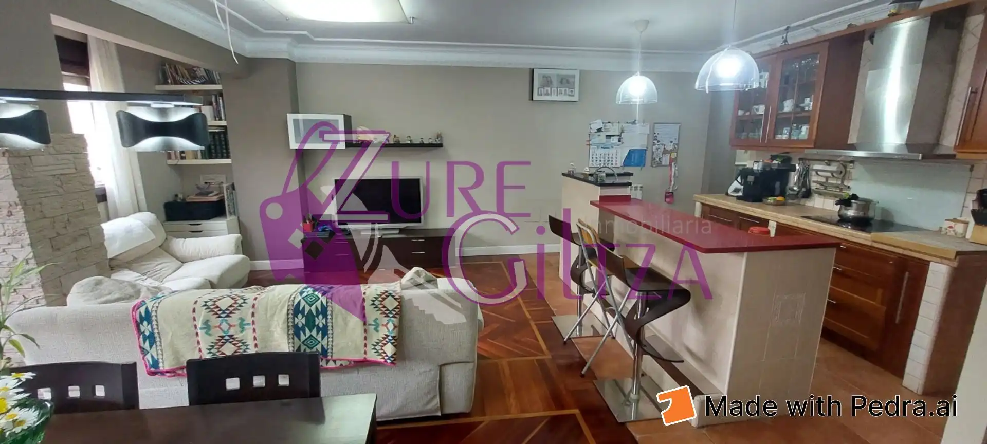 Sala de estar de Piso en venta en Durango con Calefacción, Trastero y Amueblado