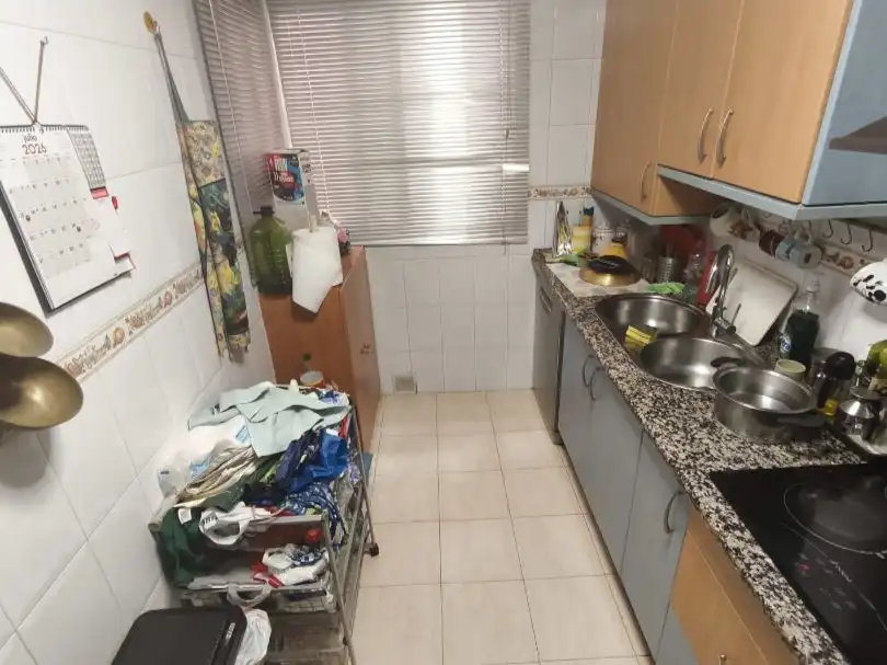 Kitchen of Flat for sale in San Juan de Aznalfarache  with Air Conditioner, Terrace and Balcony